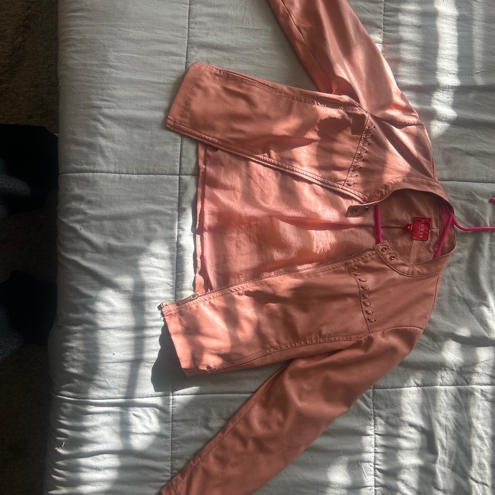 Girls Pink GUESS Jacket